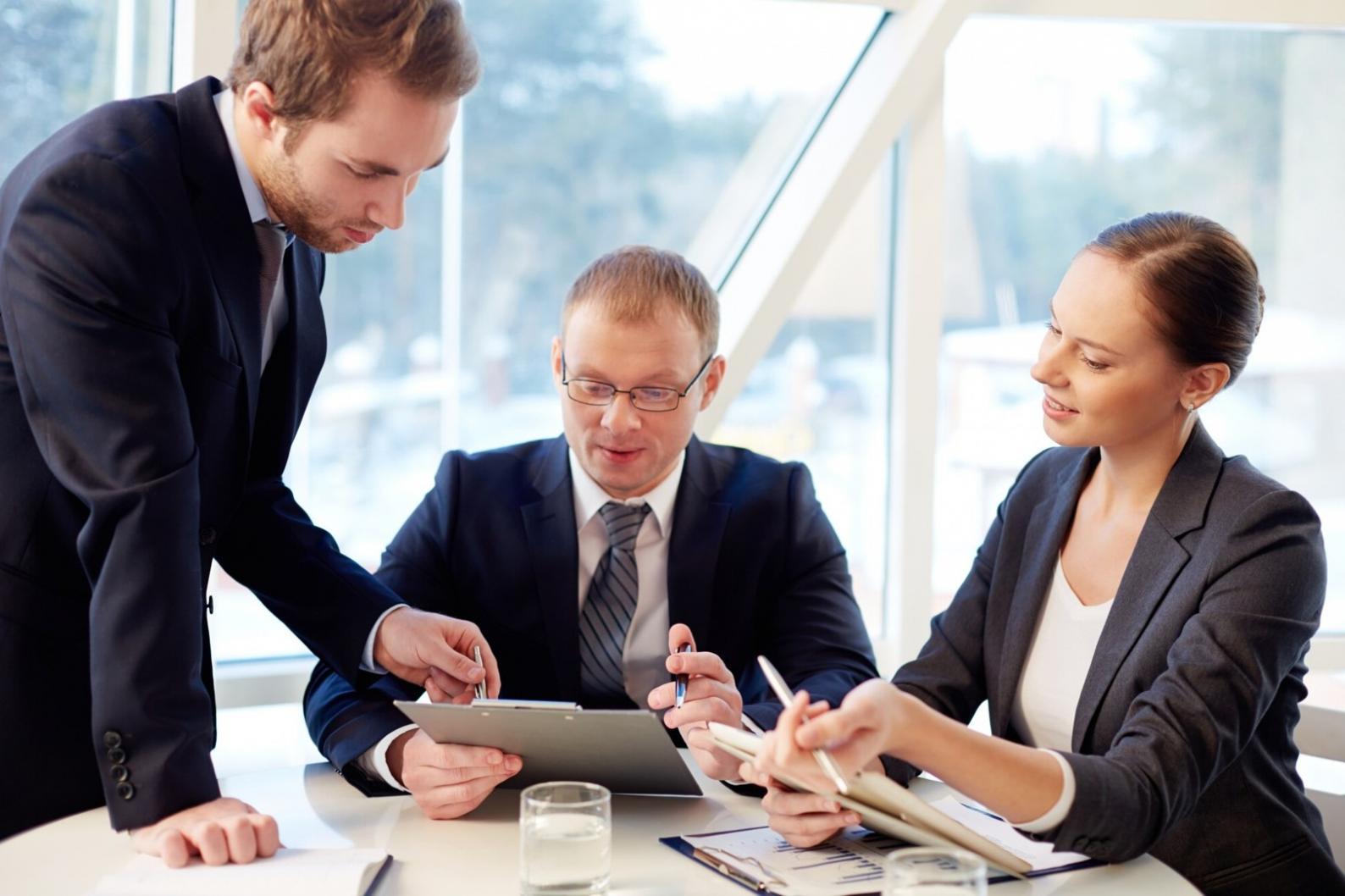 Espace de travail professionnel pour consultation financière
